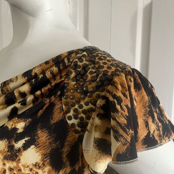Women animal print blouse - Picture 6 of 14